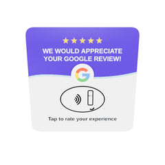 TapKaarten Google Review-sticker, 3D-model